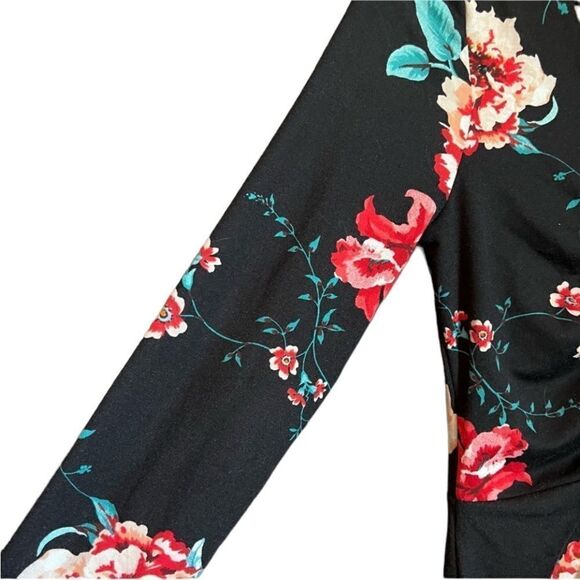 NWT! Jluxlabel floral long sleeve dress - Picture 12 of 13